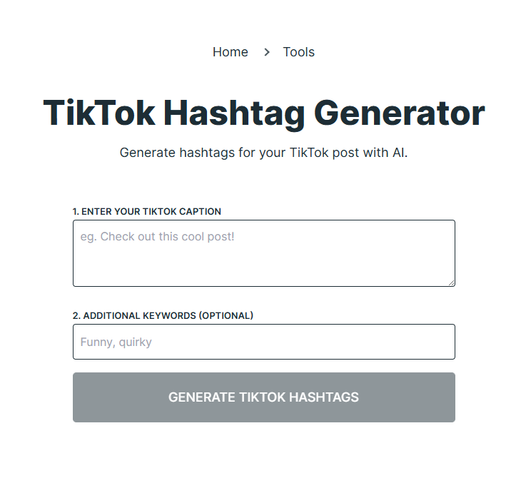 Instagram Hashtag Generator